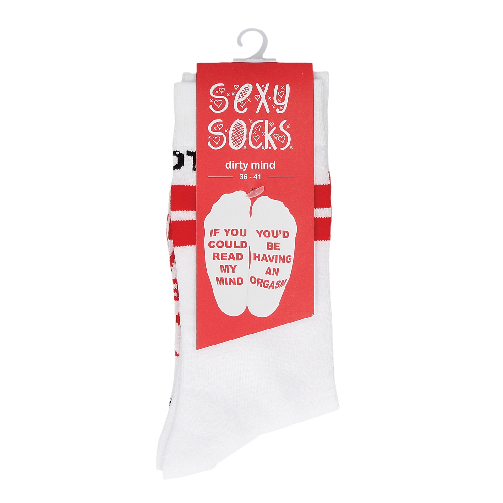 Shots Sexy Socks Dirty Mind for Women Fun