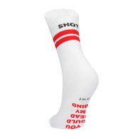 Shots Sexy Socks Dirty Mind for Women Fun