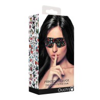 Tattoo Style Eye Mask - Black