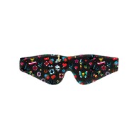 Tattoo Style Eye Mask - Black