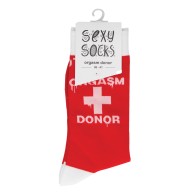 Shots Sexy Socks Orgasm Donor - Female for Fun Vibes