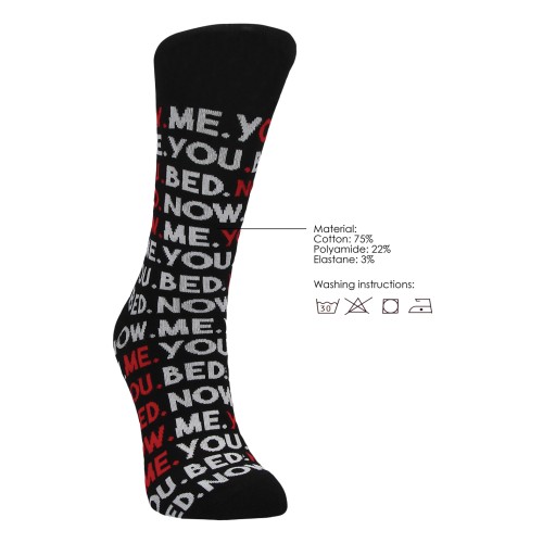 Shots Sexy Socks You, Me, Bed, Now Male