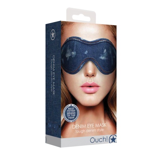 Shots Denim Eye Mask Fashion Accessory