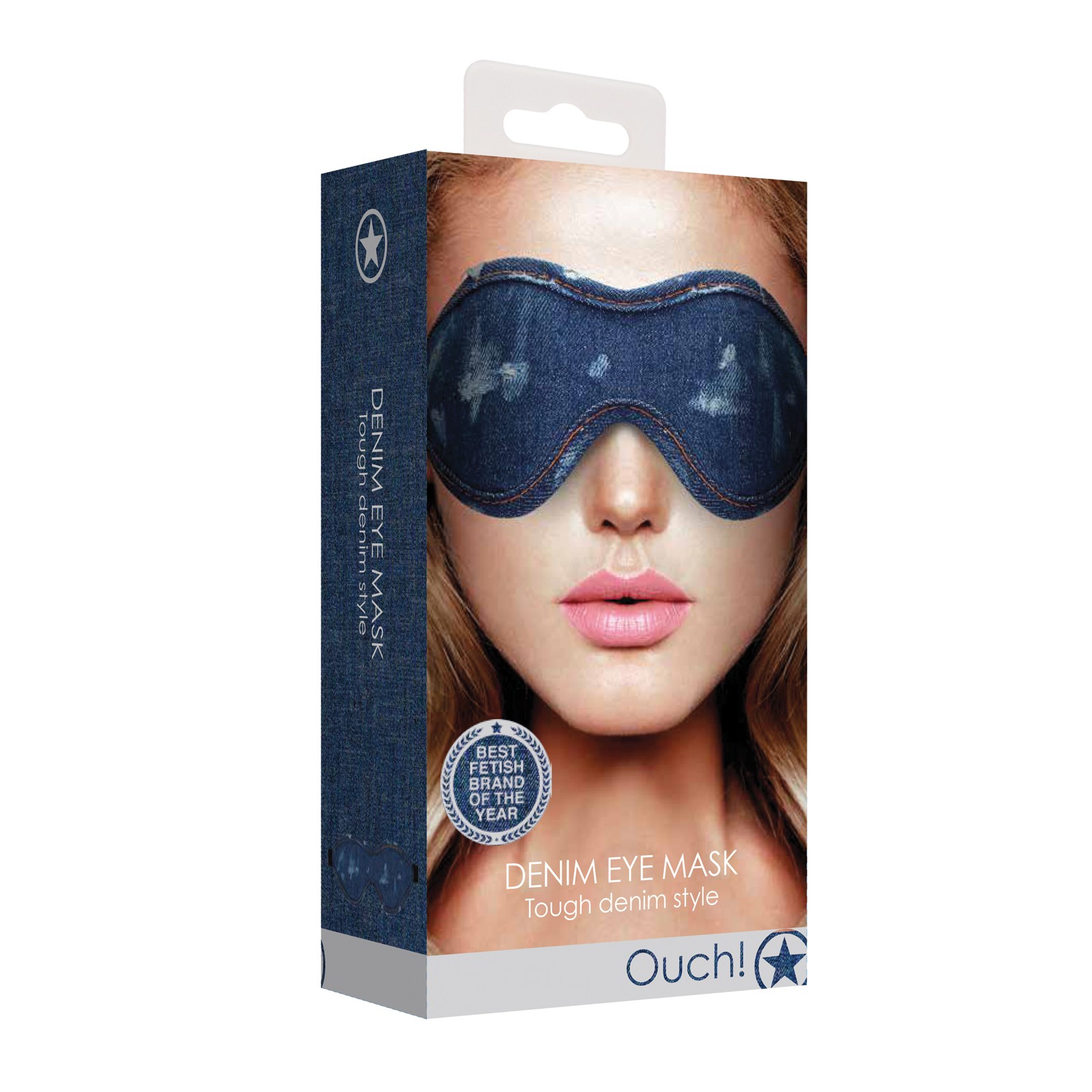 Shots Denim Eye Mask Fashion Accessory