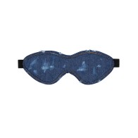 Shots Denim Eye Mask Fashion Accessory