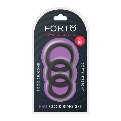 Forto F-61 Liquid Ring Set - Ultimate Comfort