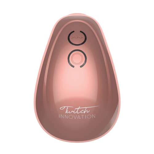 Shots Twitch Innovation Hands-Free Clitoral Stimulator - Rose Gold