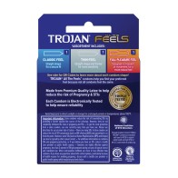 Trojan All the Feels Condom Pack of 3