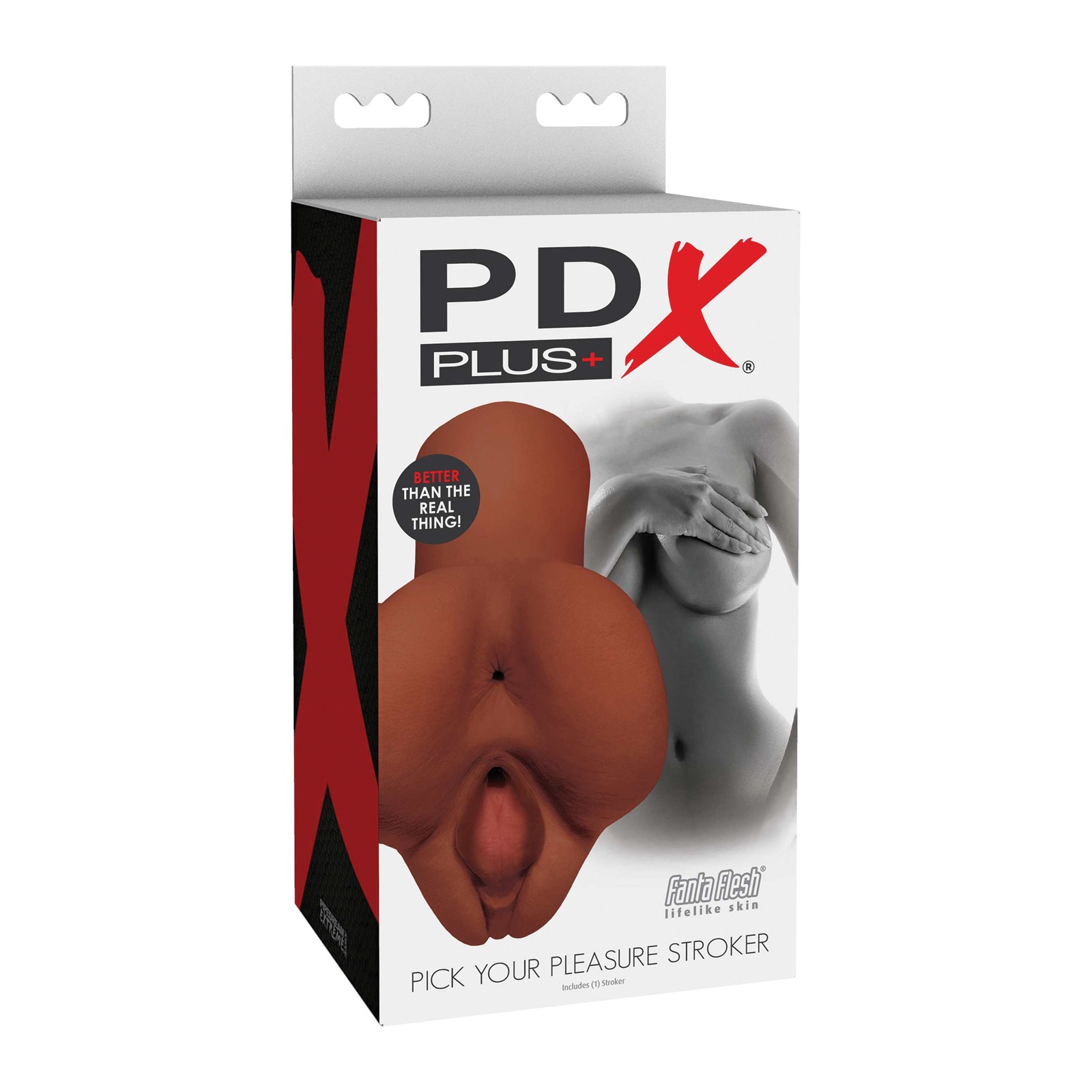 PDX Plus Pick Your Pleasure Stroker Brown