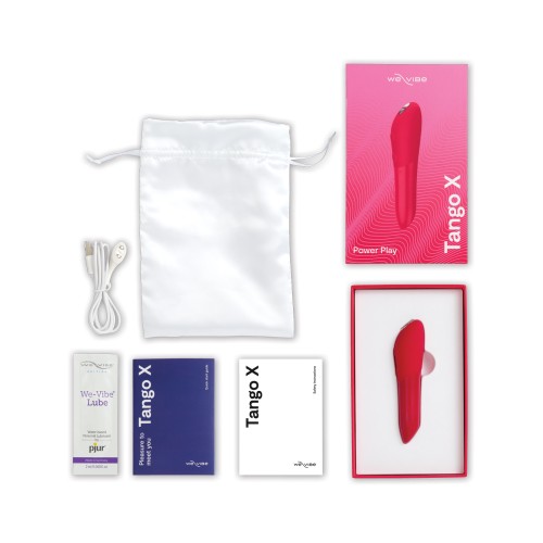 We-Vibe Tango X Rojo Cereza Bullet Poderoso