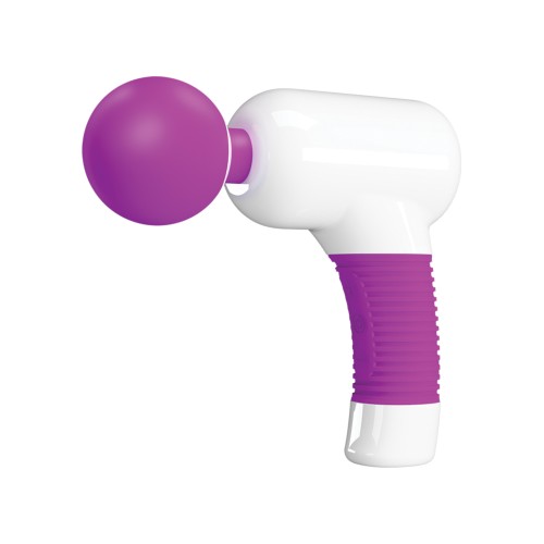 Masajeador Power Fun Gun de Pretty Love - Blanco/Fucsia