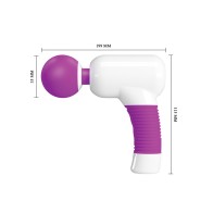 Masajeador Power Fun Gun de Pretty Love - Blanco/Fucsia