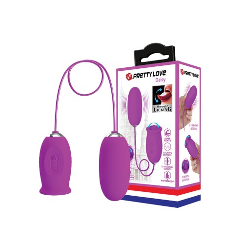 Pretty Love Daisy Silicone Licker & Vibrating Egg