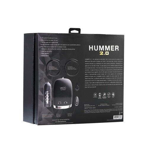 Masturbador VeDO Hummer 2.0 para Placer Sensacional