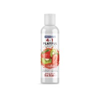 Swiss Navy 4 in 1 Playful Flavors Strawberry Kiwi Pleasure 1 oz