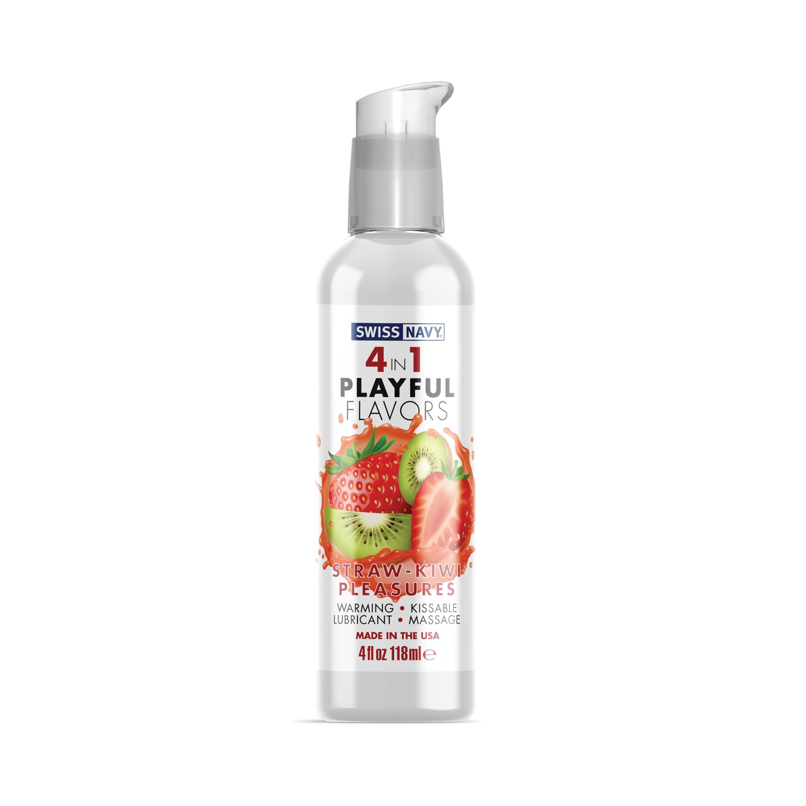 Swiss Navy 4 in 1 Playful Flavors Strawberry Kiwi