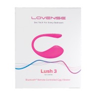 Vibrador Lovense Lush 3.0 Activado por Sonido Rosa