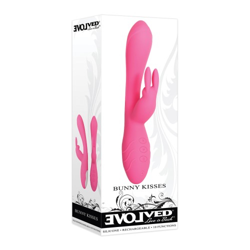 Evolved Bunny Kisses Vibrator Pink