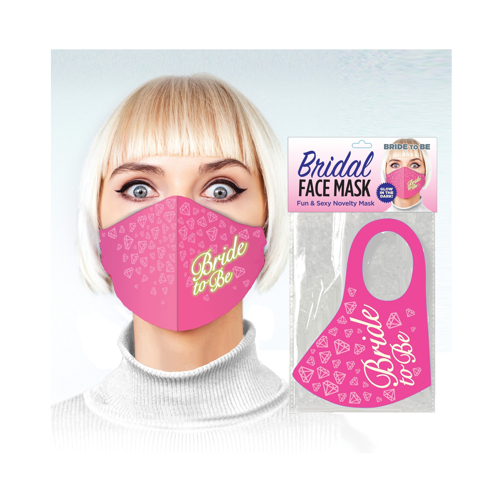 Glow in the Dark Bride to Be Mask