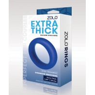 ZOLO Extra Thick Silicone Cock Ring Blue