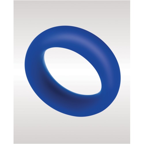 ZOLO Extra Thick Silicone Cock Ring Blue