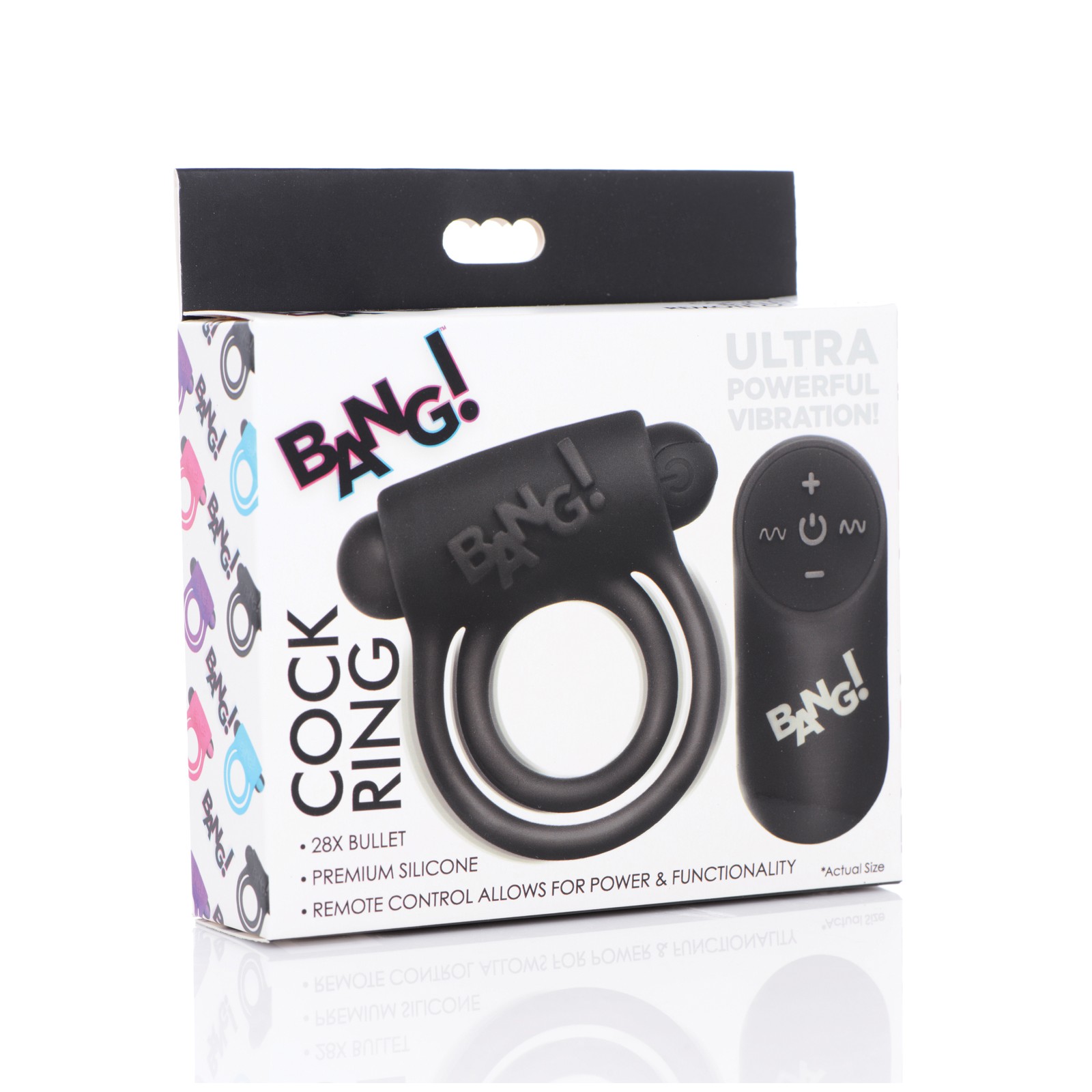 Bang! Vibrating Cock Ring & Bullet for Pleasure