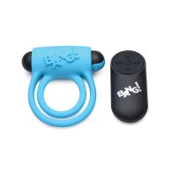 Anillo Vibrador Bang! Control Remoto Azul