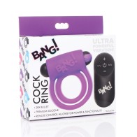 Bang! Vibrating Cock Ring with Bullet