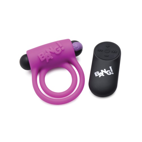 Bang! Vibrating Cock Ring with Bullet