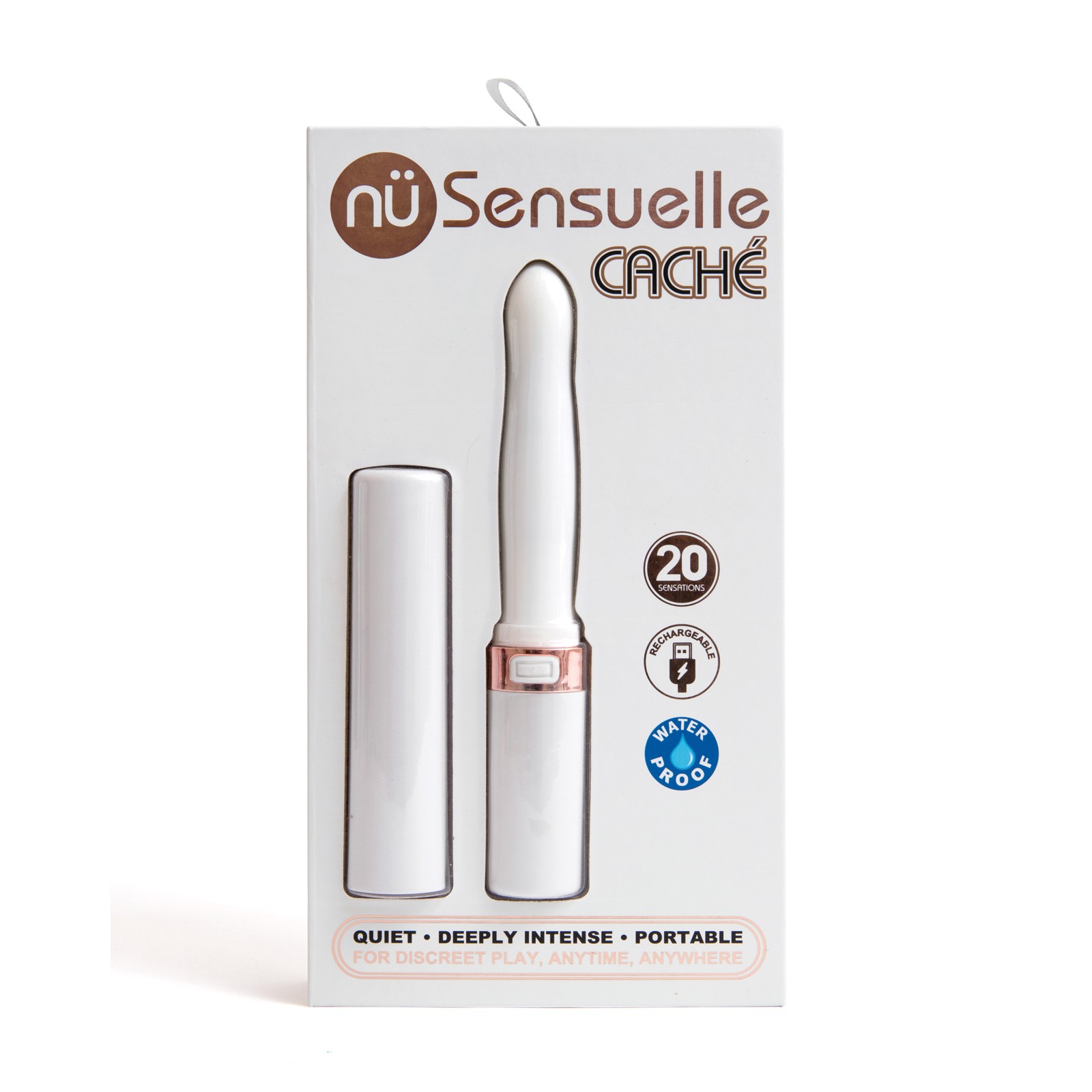 Nu Sensuelle Cache White Lipstick Vibe