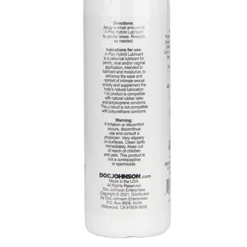 A Play Hybrid Anal Lubricant - 4 oz