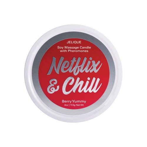 Jelique Vela de Masaje - Netflix & Chill Berry Yummy