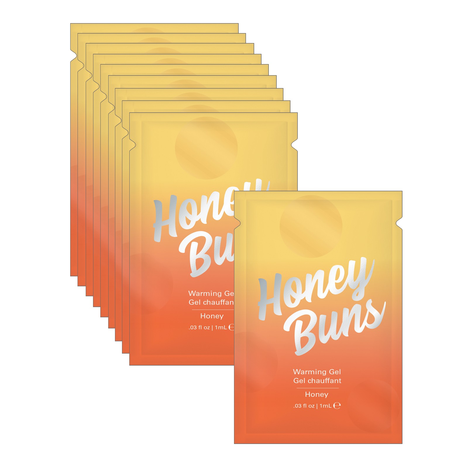 Gel Anal Honey Buns Foil Calentador Pack