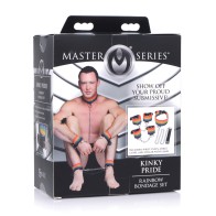 Master Series Kinky Pride Rainbow Bondage Set - Fun & Vibrant Play