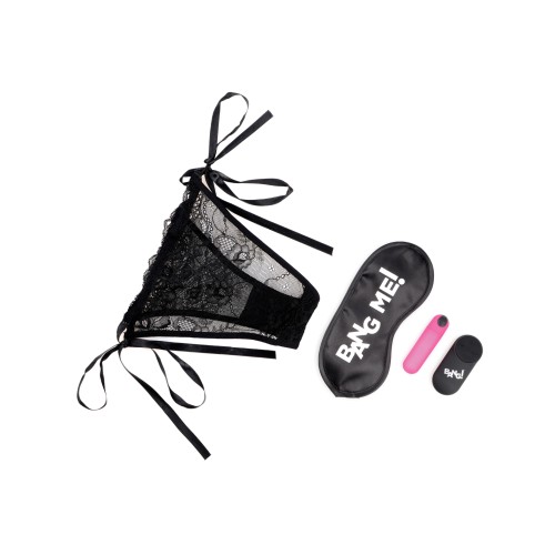 Kit de Panty Power y Antifaz Bang! - Rosa