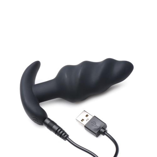 Bang Plug Anal Vibrante 21X con Control Remoto Negro