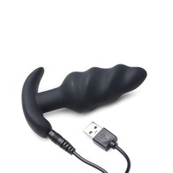 Bang 21X Vibrating Butt Plug with Remote Control - Black