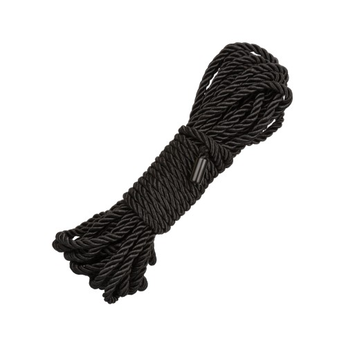 Cuerda Negra Boundless para Jugar con Bondage Seguro