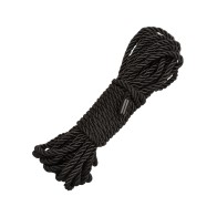 Cuerda Negra Boundless para Jugar con Bondage Seguro