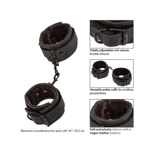 Boundless Ankle Cuffs Black Comfortable Restraint