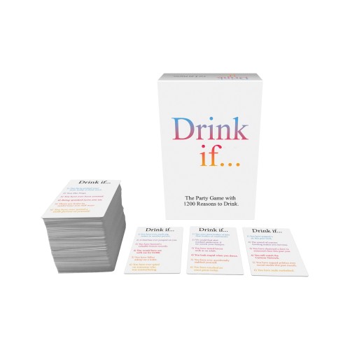 Juego de Cartas Drink If