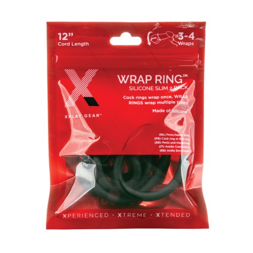 Xplay Gear Silicone Slim Wrap Rings - Pack of 2