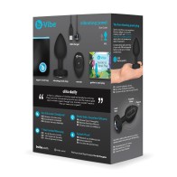 b-Vibe Remote Control Vibrating Jewel Plug Black