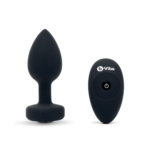 Plug Vibrador Jewel Control Remoto b-Vibe Negro