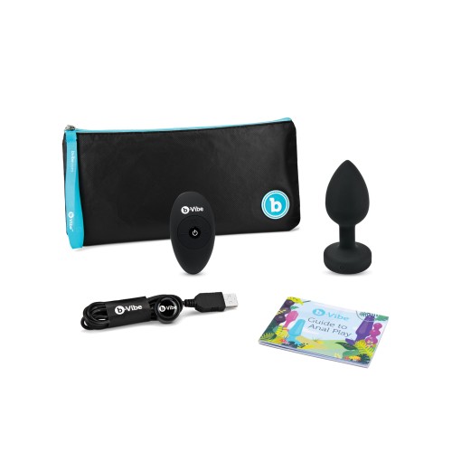 Plug Vibrador Jewel Control Remoto b-Vibe Negro