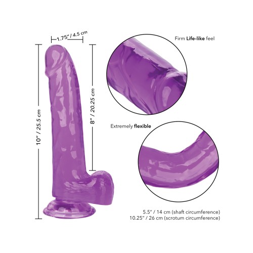 Dildo Size Queen 8" - Púrpura