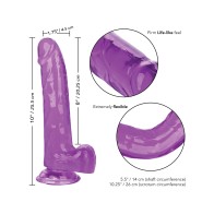 Size Queen 8" Dildo - Purple