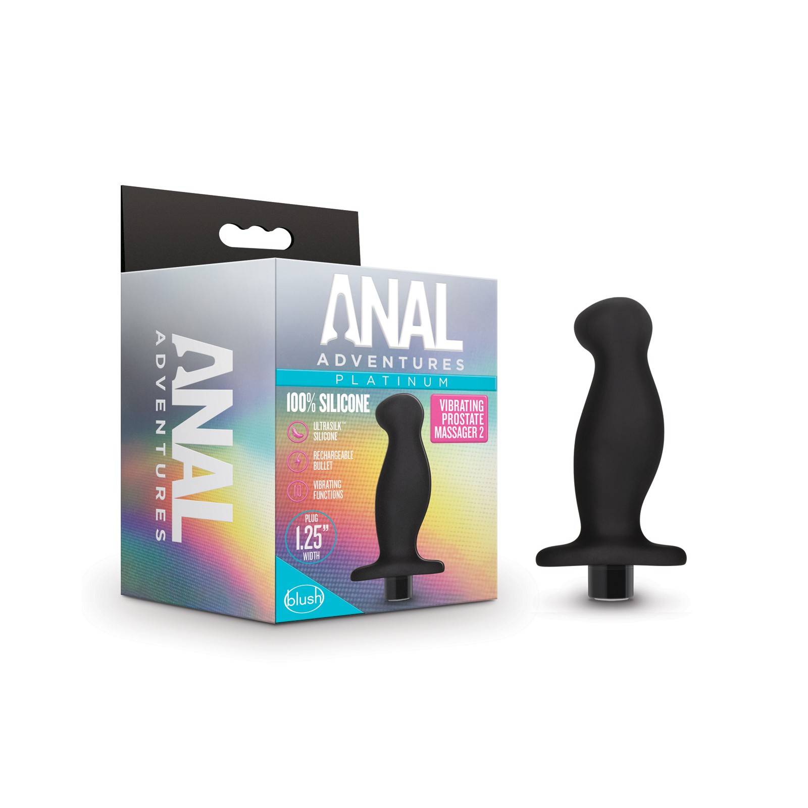 Vibrating Prostate Massager - Black