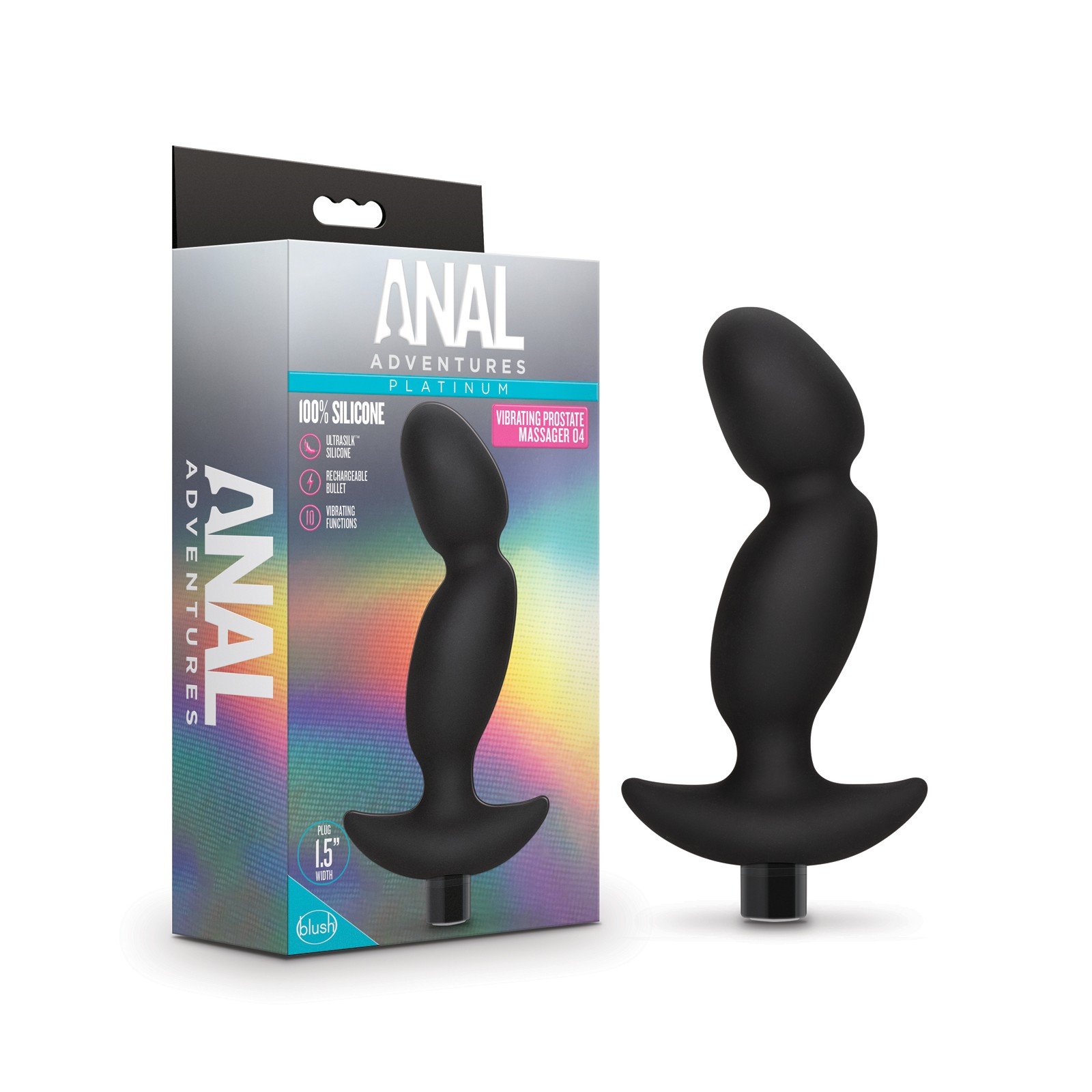 Masajeador Prostático Blush Anal Adventures Negro