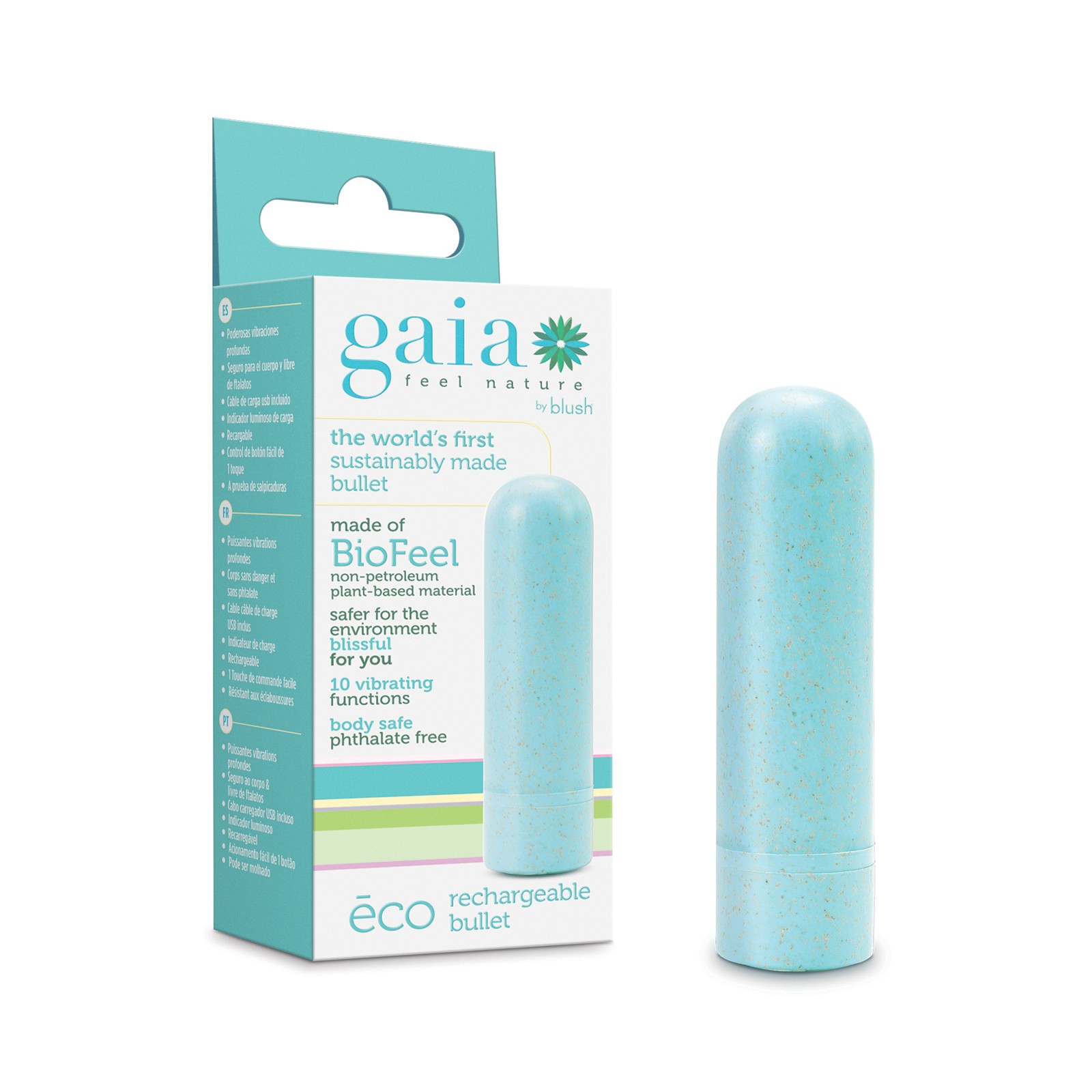 Blush Gaia Eco Rechargeable Bullet - Eco-Friendly Vibrator